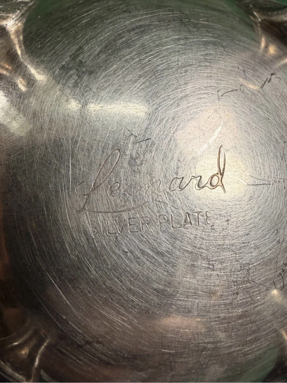 Leonard Silverplate Footed Creamer, Lidded Footed Sugar Bowl